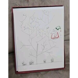 The Metropolitan Museum of Art Season's Tweetings Santa Bird in Tree 20 cards/en